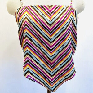 NWT SO GOODS FOR LIFE Juniors Sleeveless Pullover Square Neck Cropped Top Size L